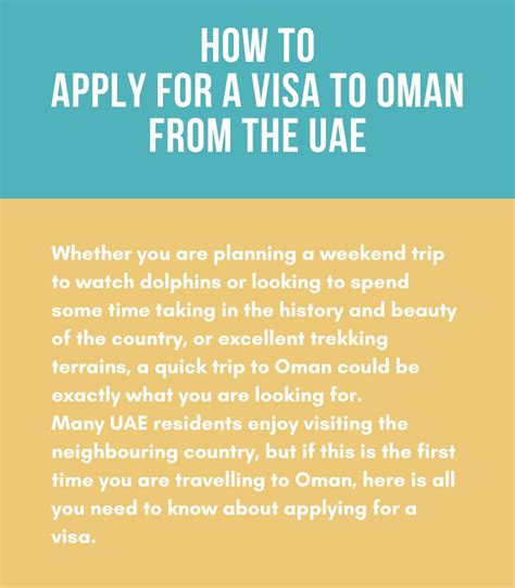 oman visa for uae residents by road